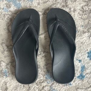 Archies Black Flip Flops